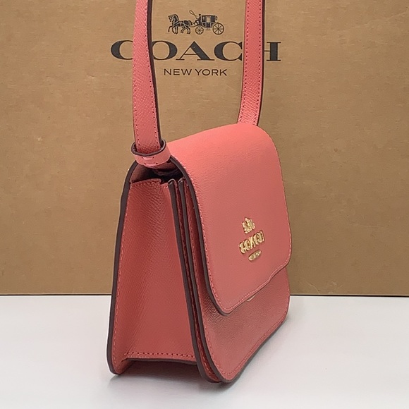 COACH Mini Brynn Crossbody COLOR:
Gold/Taffy - Picture 5 of 16